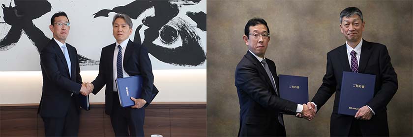 2022年5月に名古屋セロン（左）を、2023年12月に幸輝プラスチック工業（右）を譲り受けた