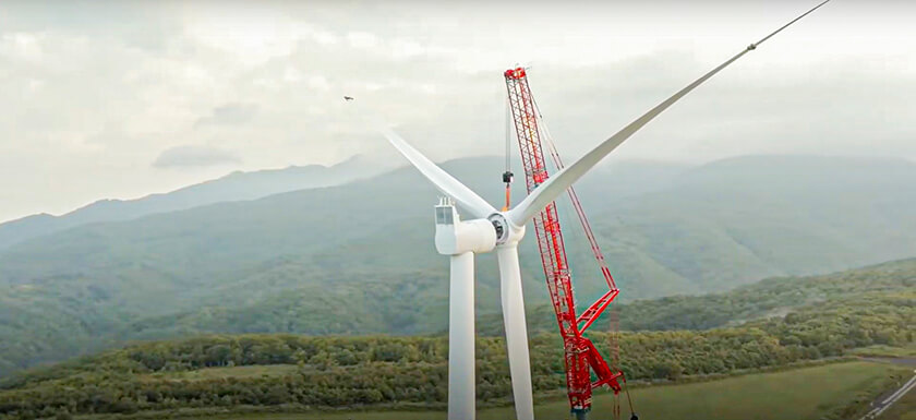 In recent years, DENZAI has focused on the construction of wind power plants as a target for construction.