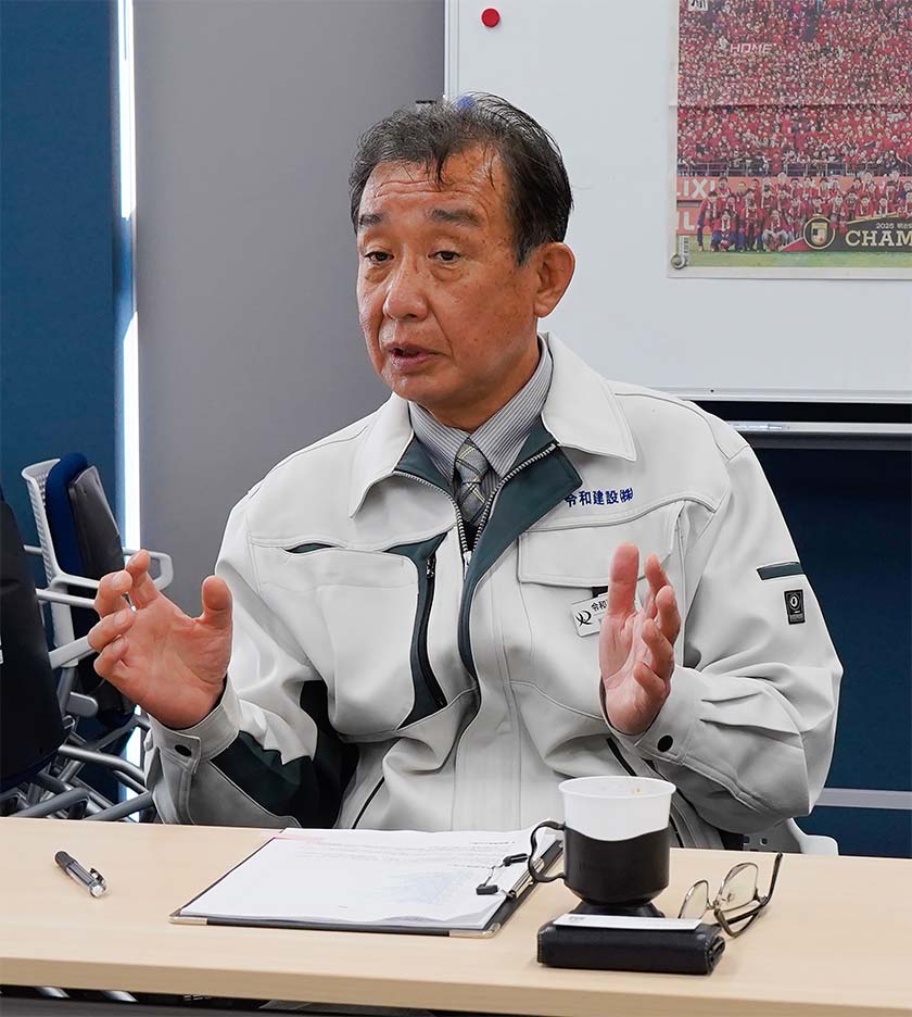 令和建設株式会社　常務取締役　野口 直樹 様