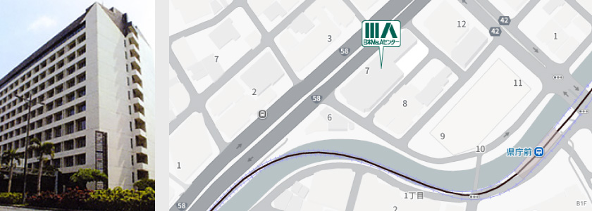 沖縄営業所までのアクセス（日本M&Aセンター）