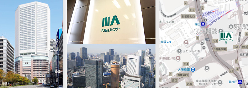 西日本支社までのアクセス（日本M&Aセンター）